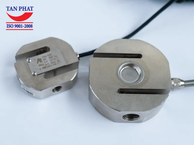 Loadcell PST Keli 5 tấn có độ dày lớn hơn so với các dòng nhỏ hơn 1 tấn