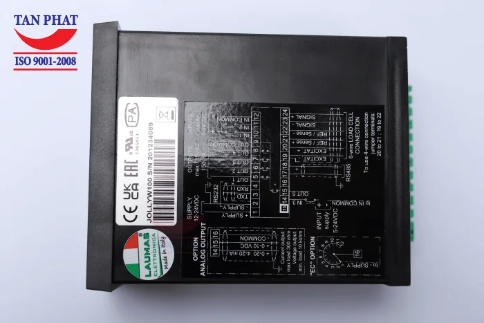 Mô phỏng cấu tạo bên trong đầu cân điện tử Laumas W100